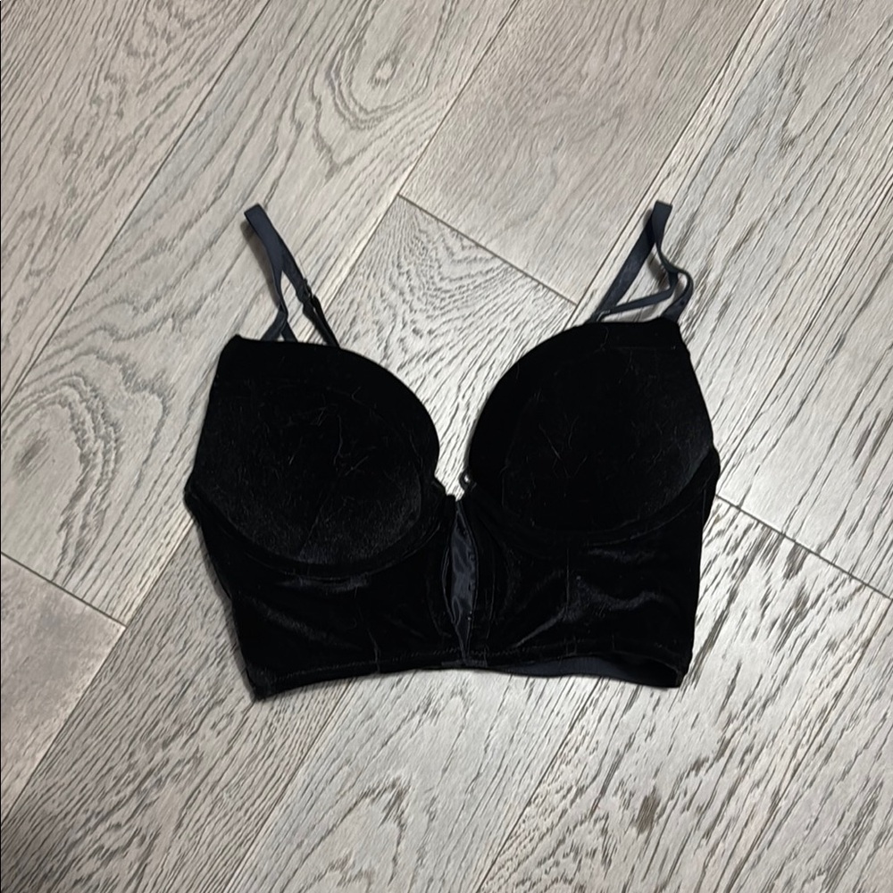 Black Velvet Women's Bralette